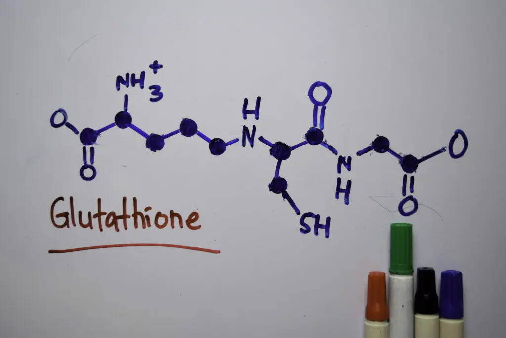 Glutathione is a naturally occurring antioxidant produced by the body that helps protect cells from oxidative stress, supports detoxification processes, promotes immune function, and contributes to overall cellular health. Because of its widespread role in the body, it is often called the “Master Antioxidant.”