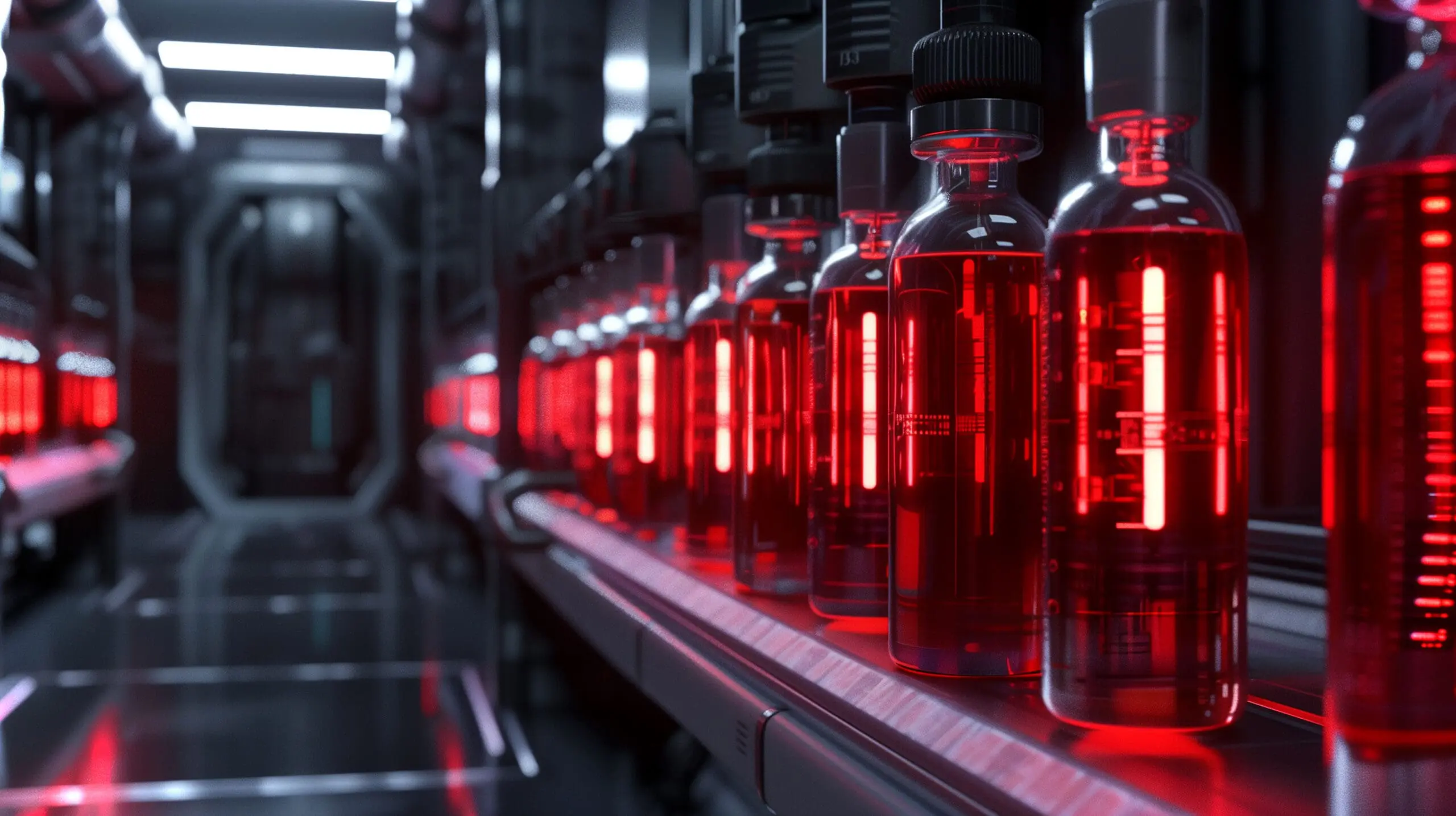 Red Leaf Research Labs peptide vials