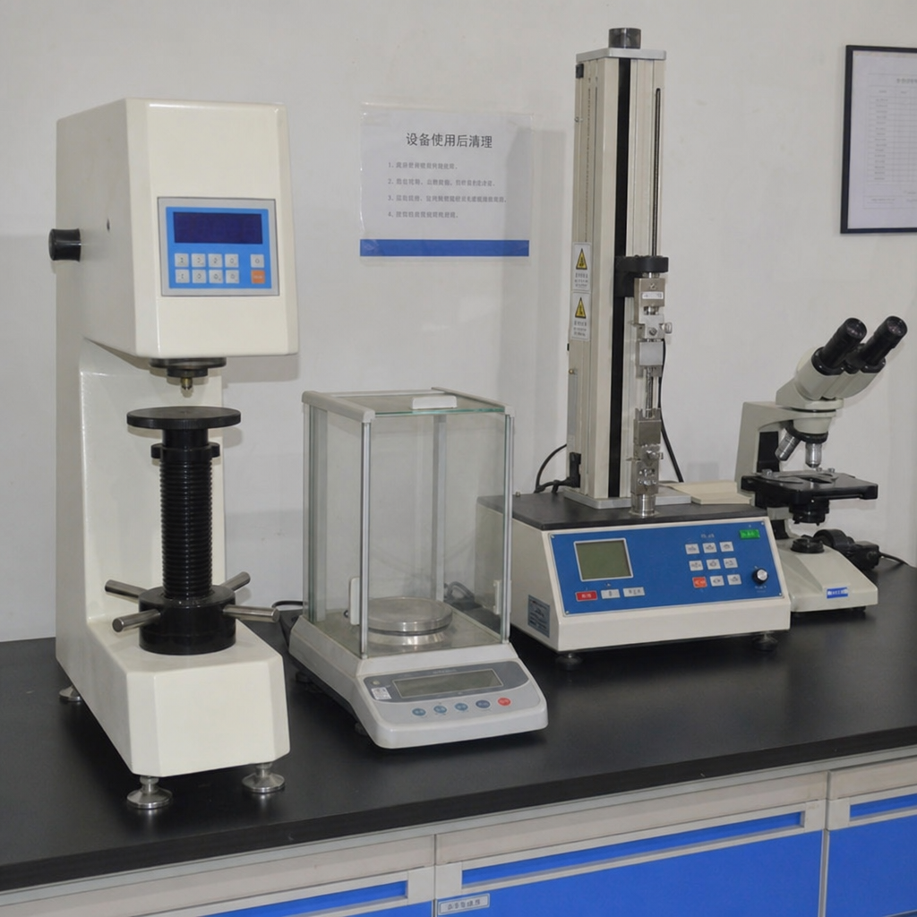 Image of laboratory testing equipment